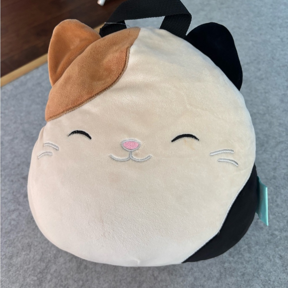Squishmallows Calico Cat Plush - Cream, Tan, Black